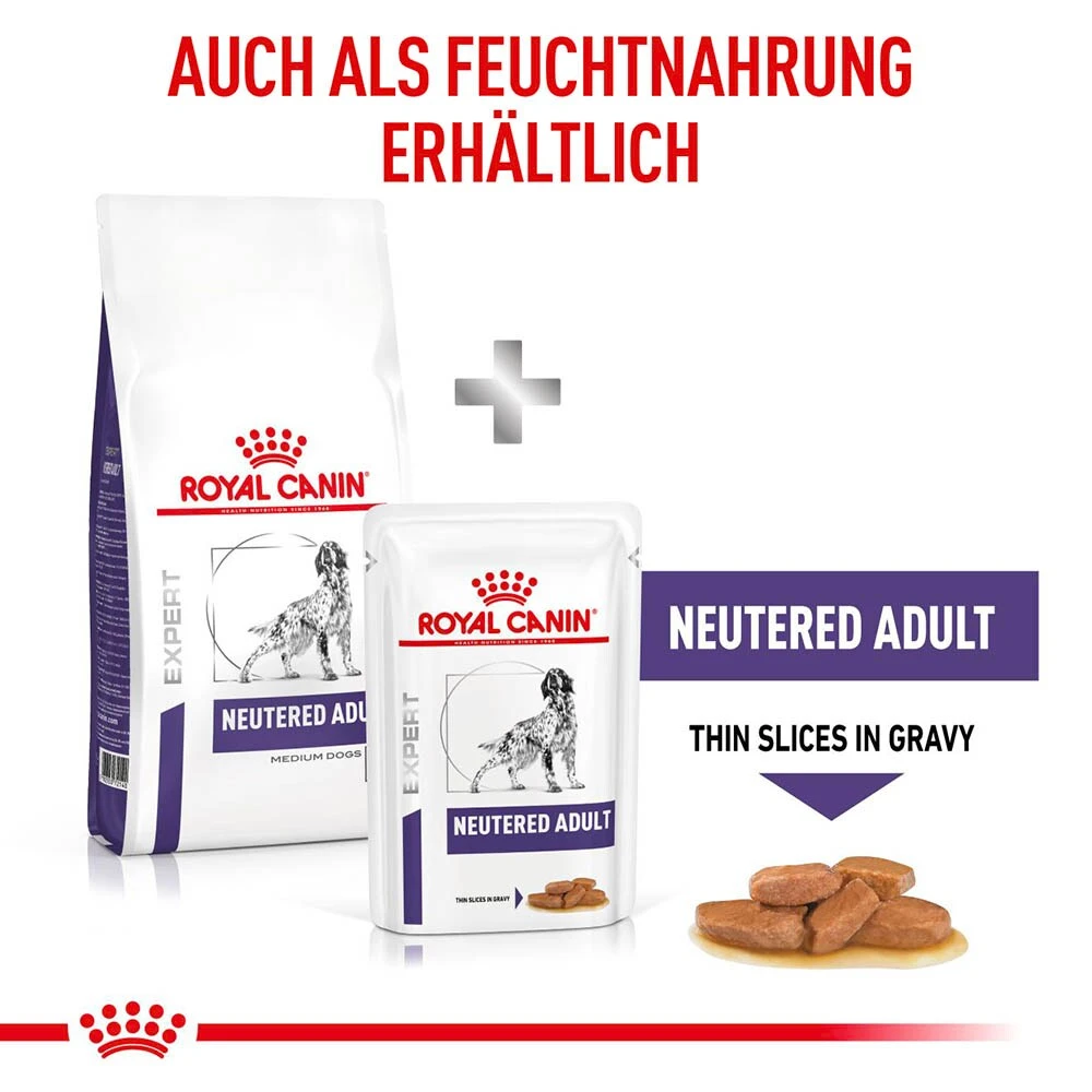 Royal Canin Expert Neutered Adult Medium Dogs Trockenfutter Für Hunde – Bild 2