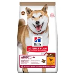 Hills Science Plan No Grain Medium Adult Dog Mit Huhn