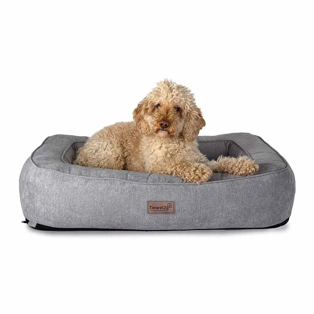 Tierarzt24 Hundebett Warm & Cool Daloa Grau
