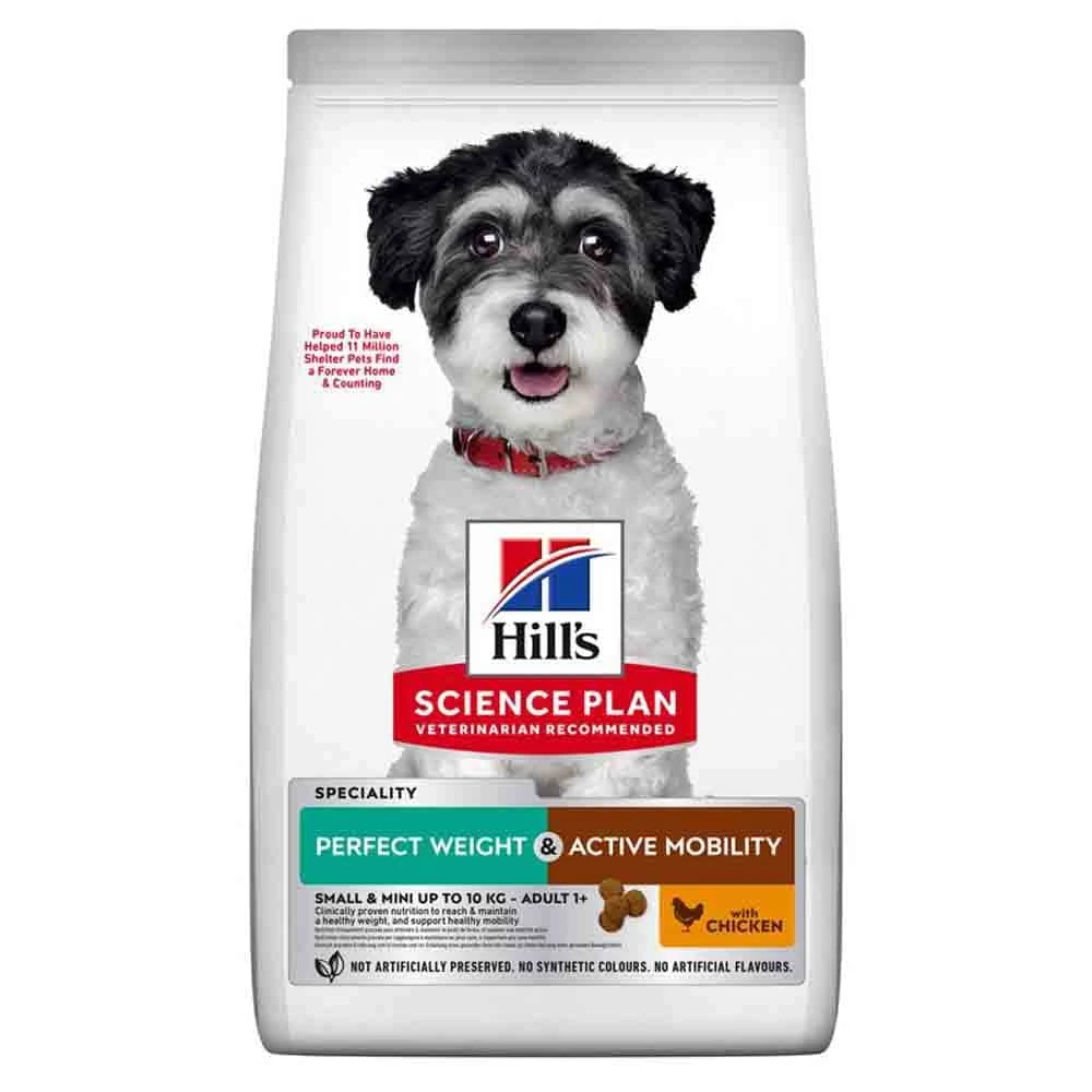 Hills Science Plan Perfect Weight + Active Mobility Hundefutter Small & Mini Adult