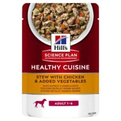 Hills Science Plan Healthy Cuisine Adult Ragout Für Hunde Mit Huhn Und Zugefügtem Gemüse