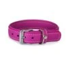 Das Lederband Barcelona Halsband Rose-Violet