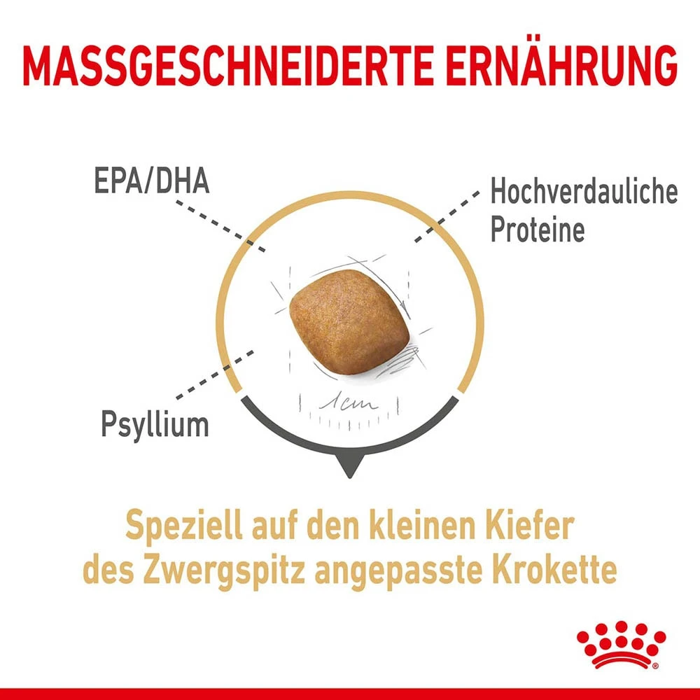 Royal Canin Pomeranian Breed Adult Trockennahrung Für Ausgewachsene Zwergspitze (>8 Monate) – Bild 3