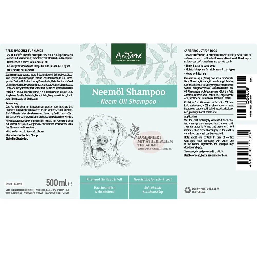 AniForte Neemöl Shampoo – Bild 8